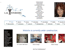 Tablet Screenshot of lbinteriorsdecor.com